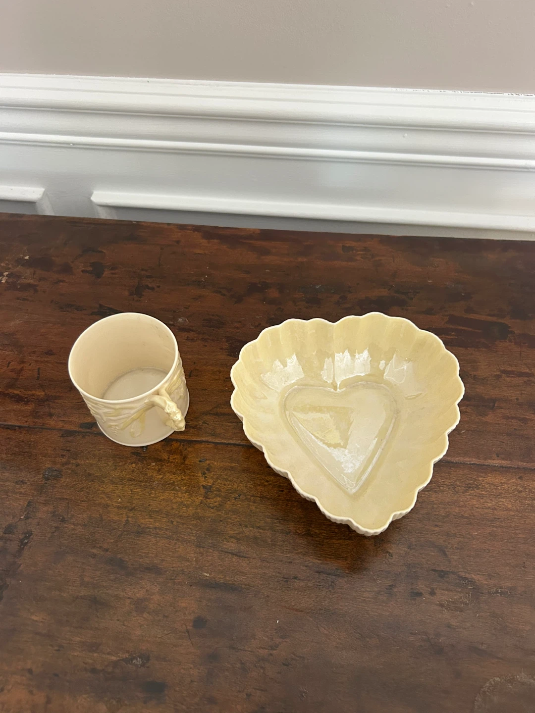 Fitzwilliam Ware Heart Dish and Cup Set - photo 3