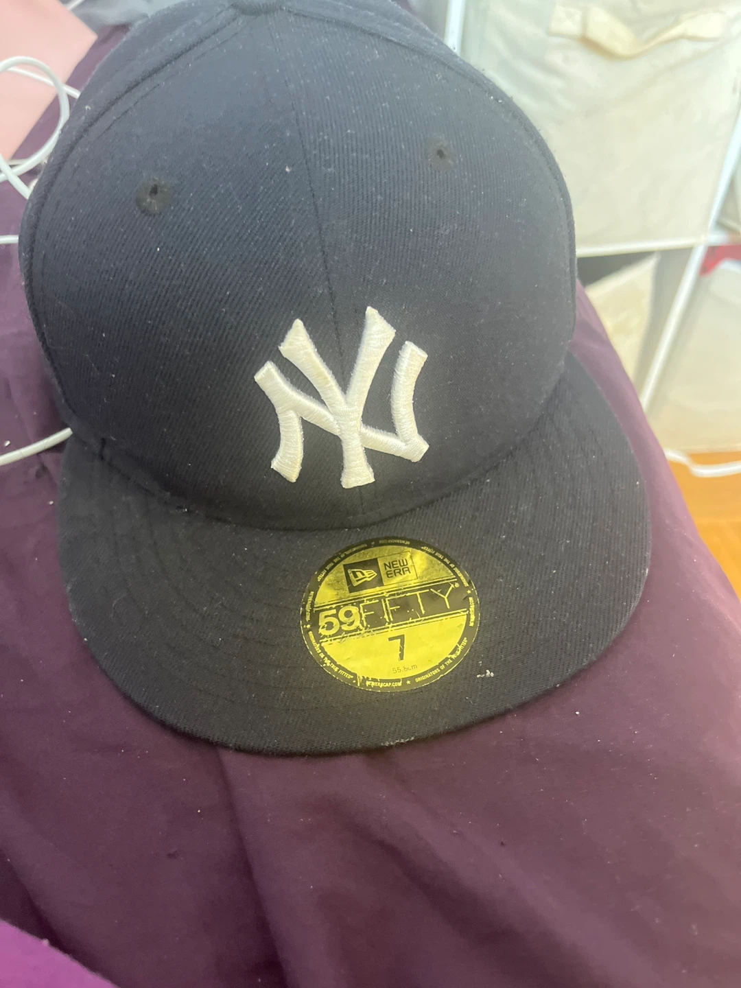 New Era New York Yankees 59FIFTY Fitted Hat Size 7 3/8