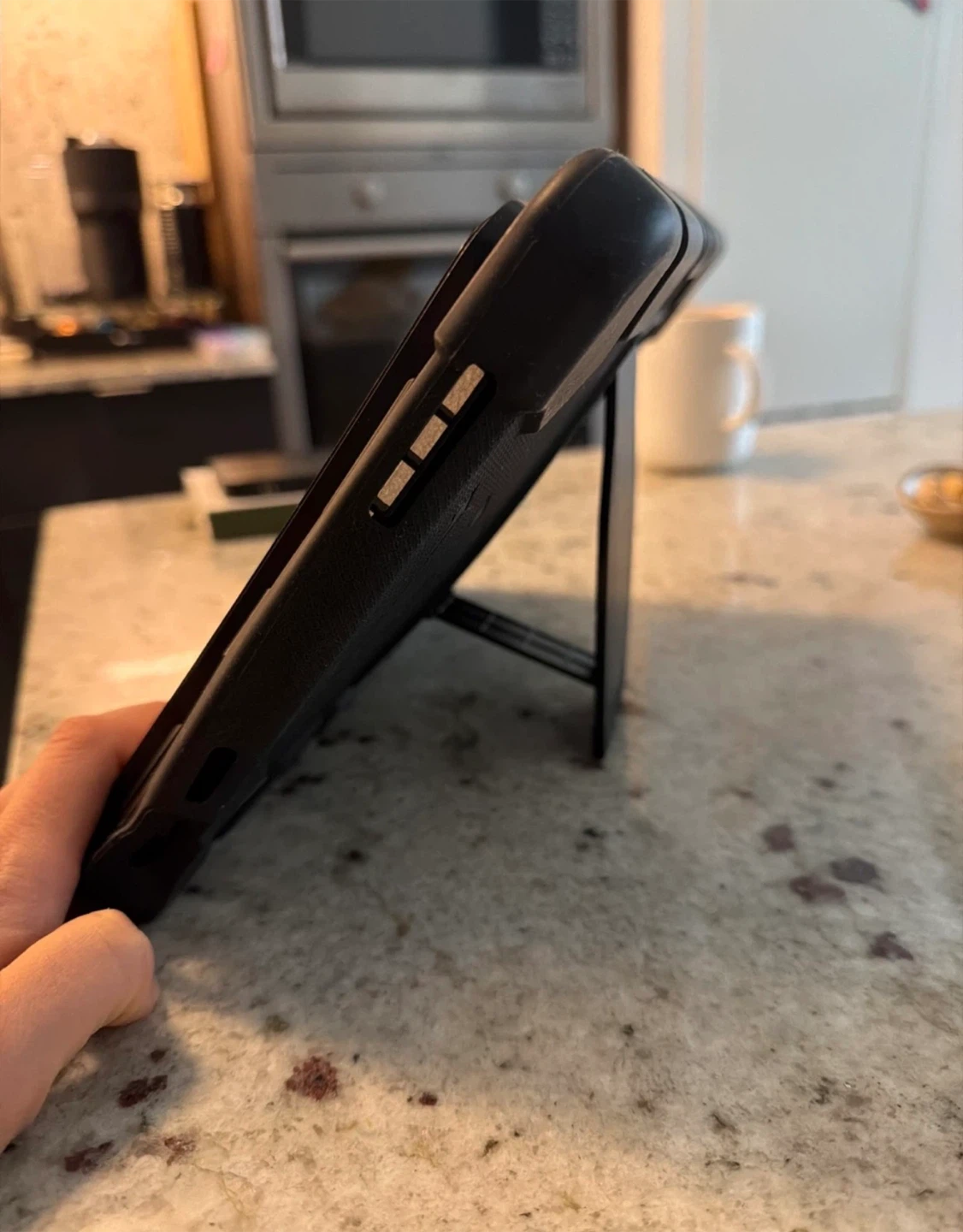 Black Durable iPad 11th Gen Case with Kickstand - photo 2