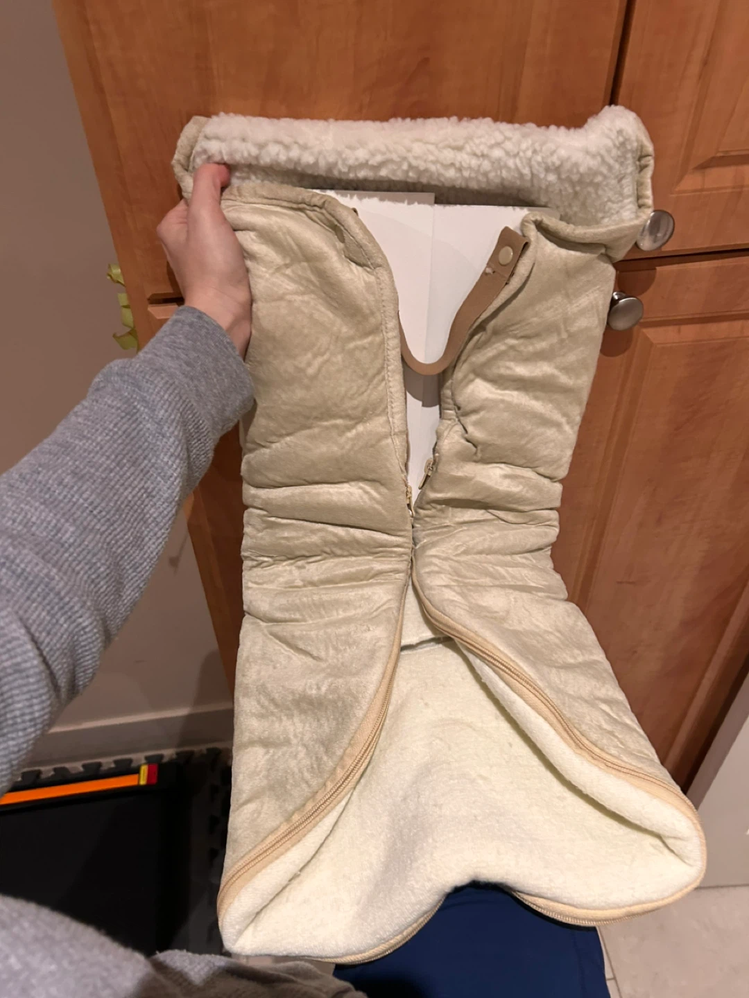 Carseat cover 4-in-1 Infant Carrier Cover - Beige - photo 2