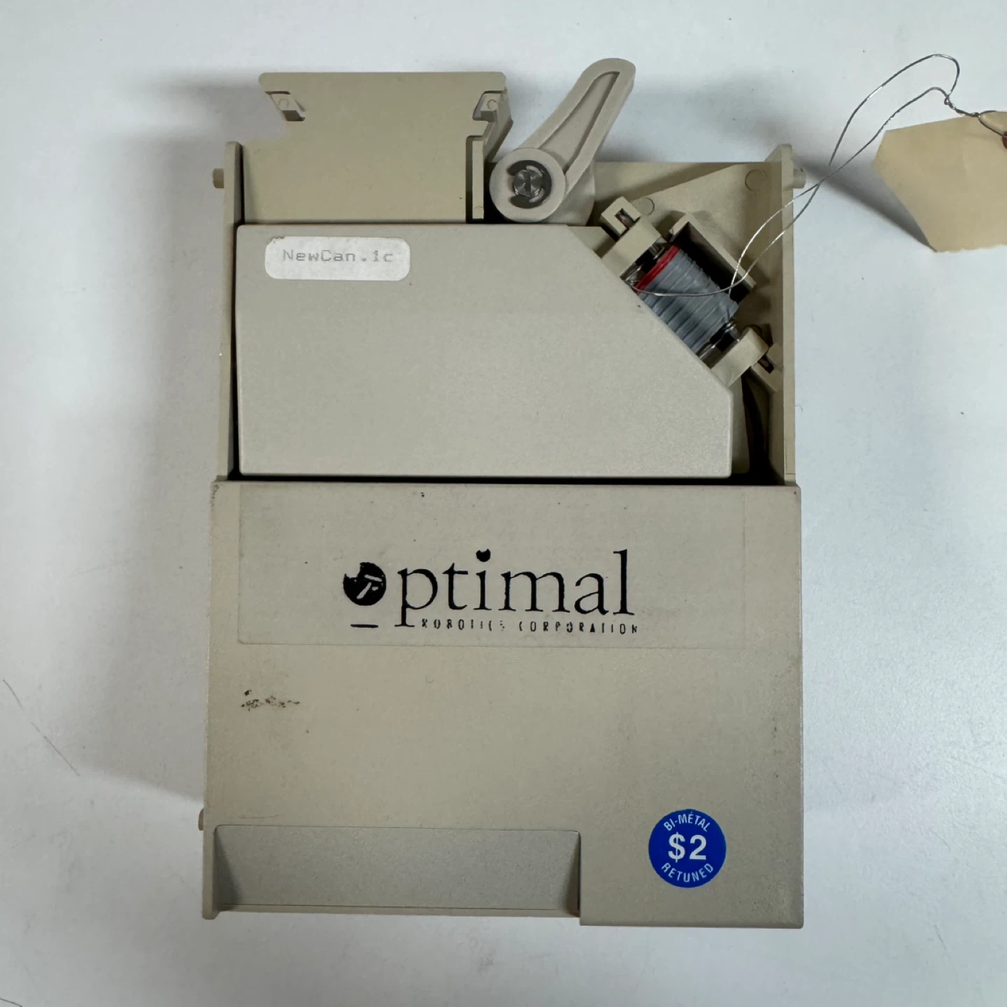 Optimal Robotics Coin Acceptor TS1986.2 GX01 CAD 15V – Used - photo 3