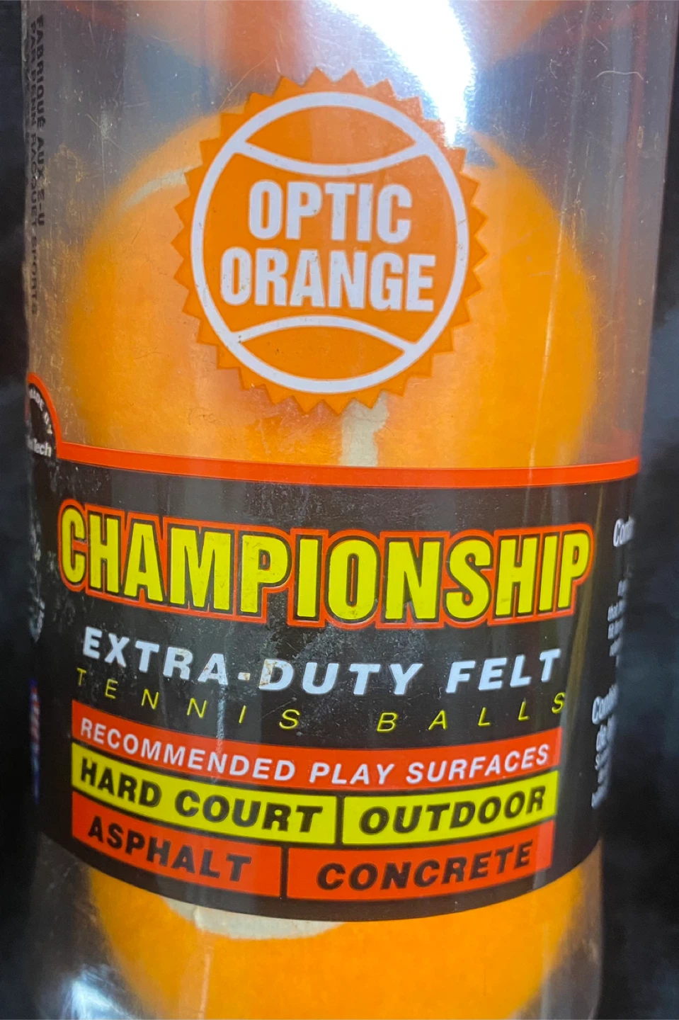 New Sealed Penn Championship Tennis Balls - Optic Orange - photo 2