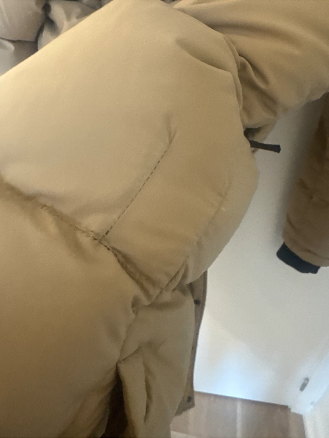 AritZa Super Puff Tan Puffer Parka Coat - photo 3