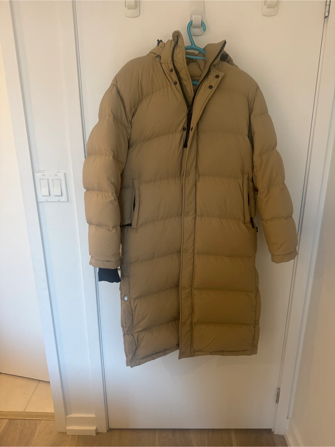 AritZa Super Puff Tan Puffer Parka Coat
