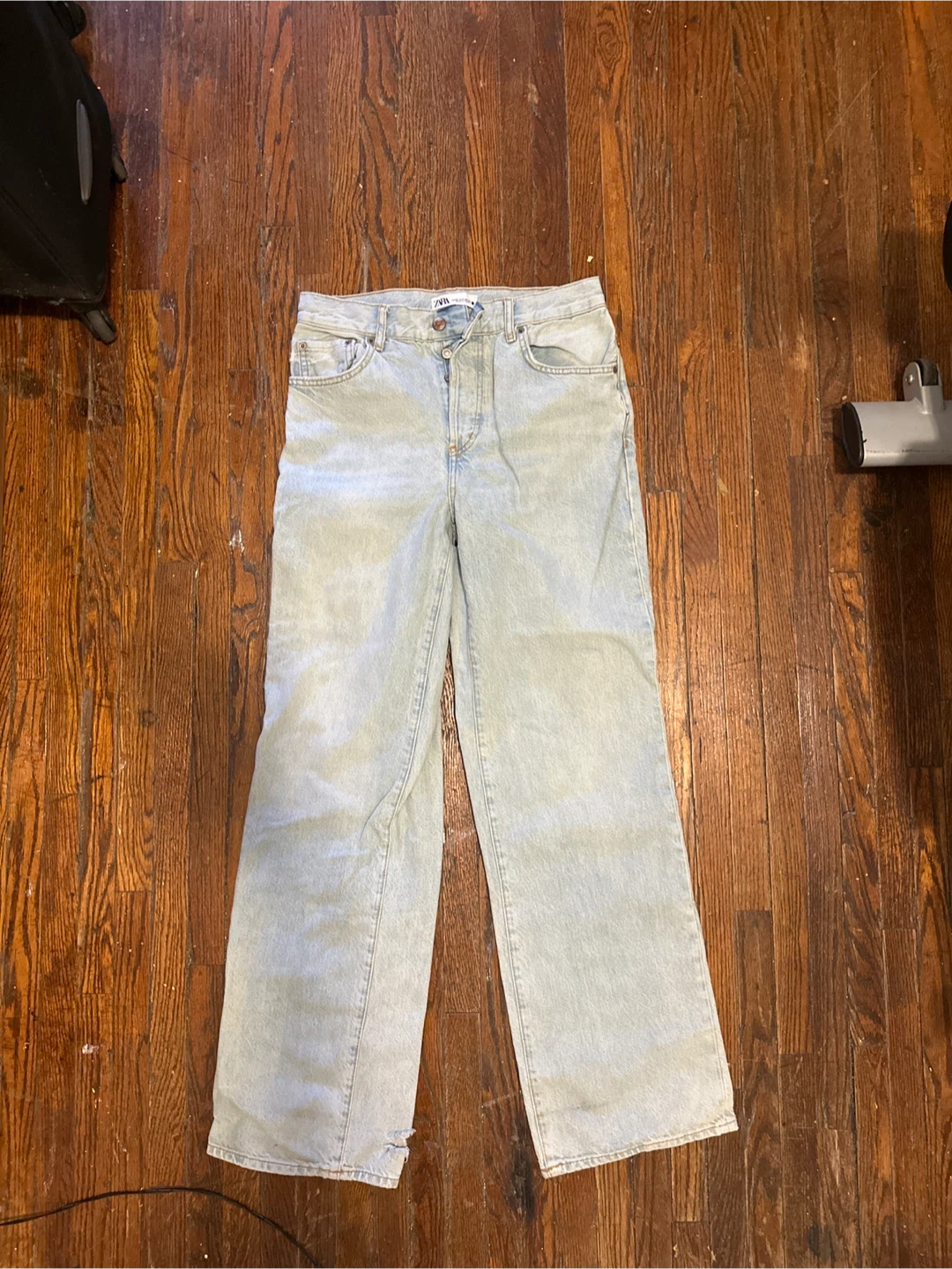 Zara Light Wash Denim Jeans