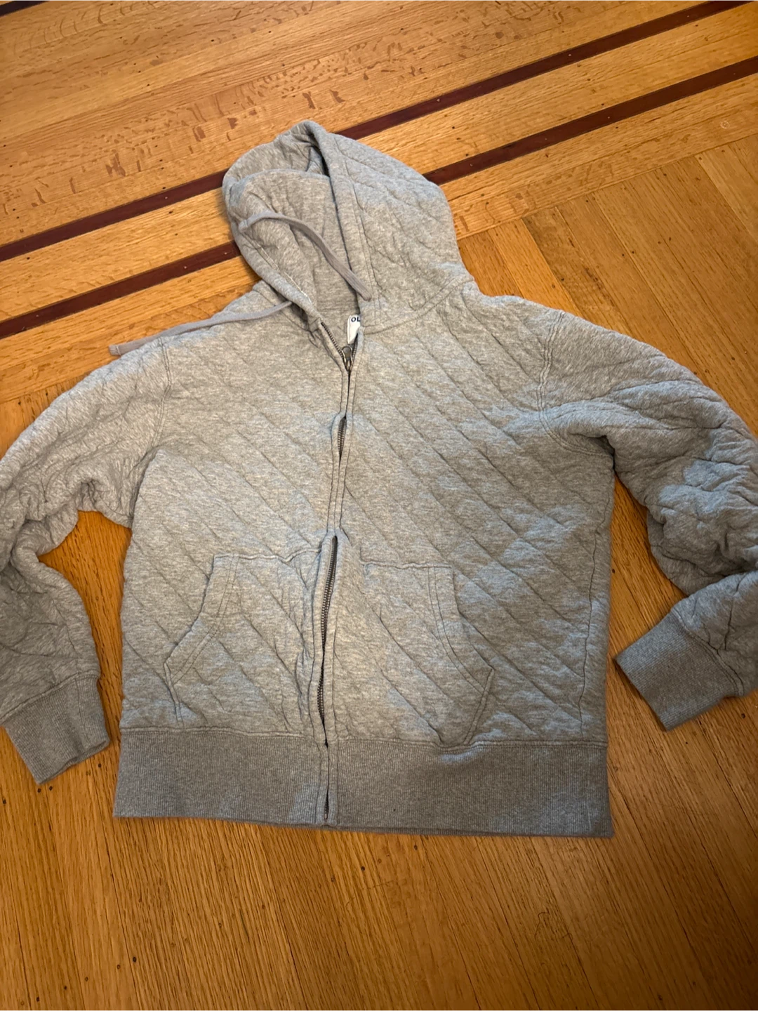 Old Navy Quilted Zip-Up Hoodie