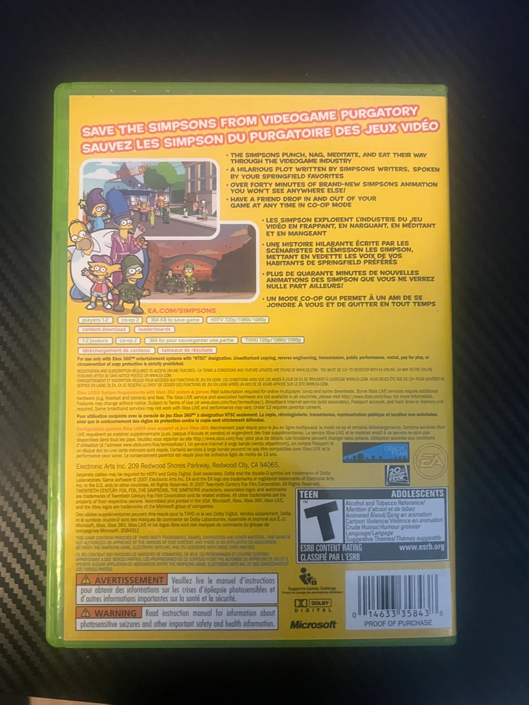 The Simpsons Game - Xbox 360 - photo 2