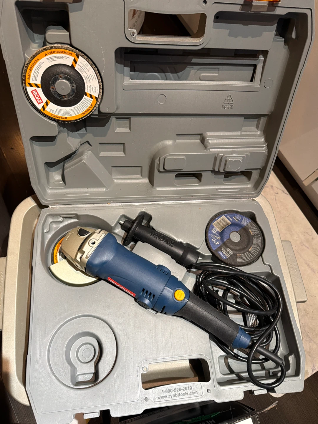 Ryobi Angle Grinder Kit with Case