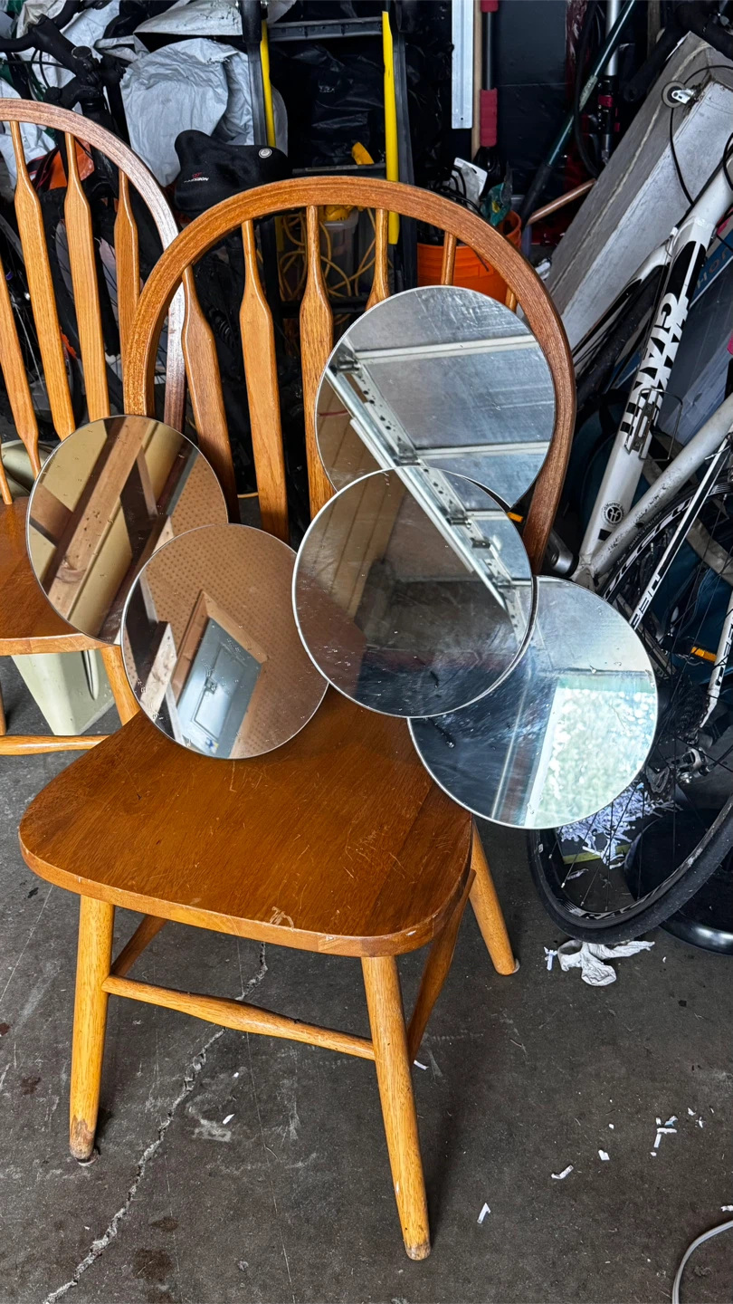 Set of 5 Round Mirrors Wall Art - photo 2