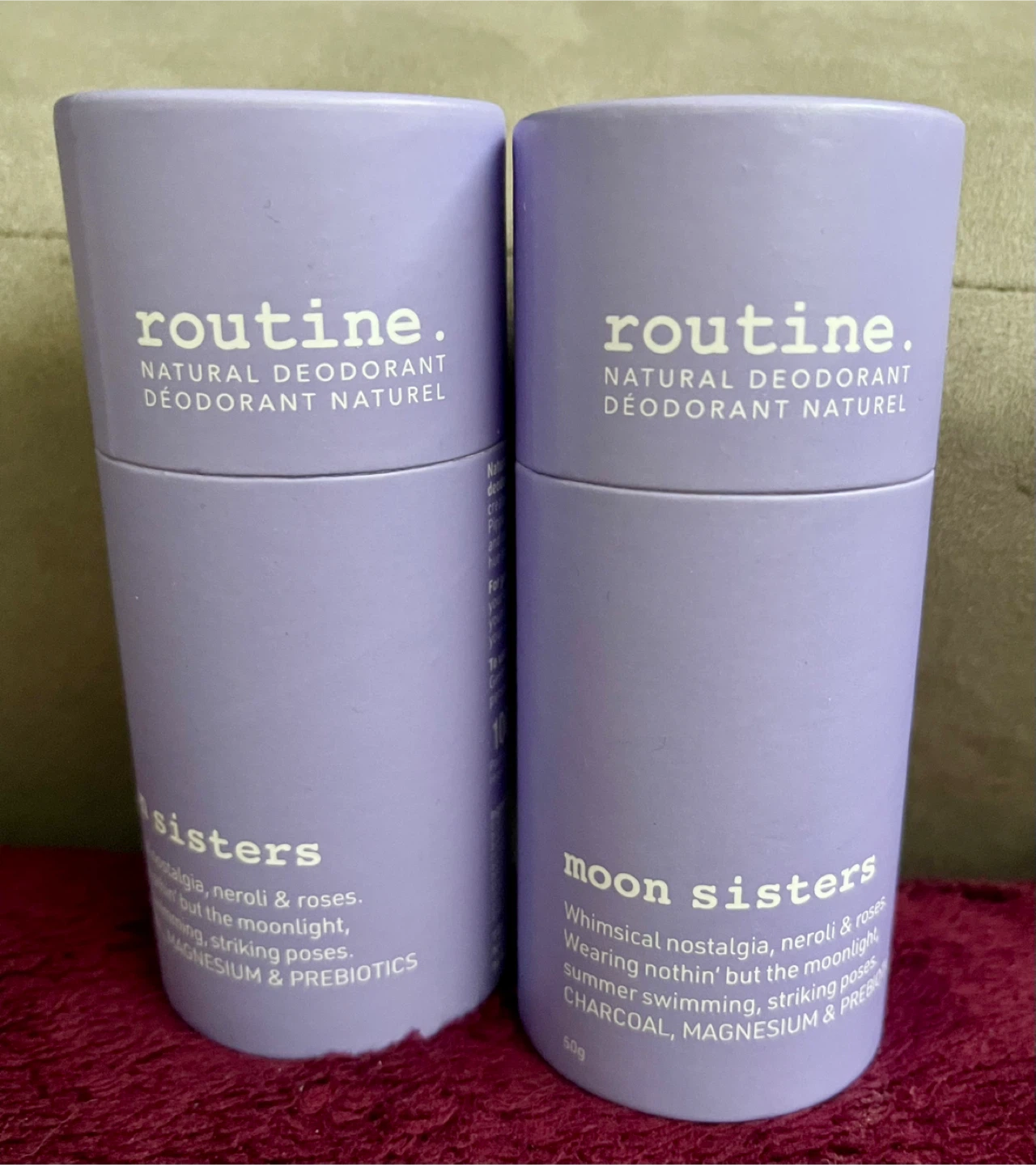 Routine Moon Sisters Natural Deodorant Sticks - 2 x 50g