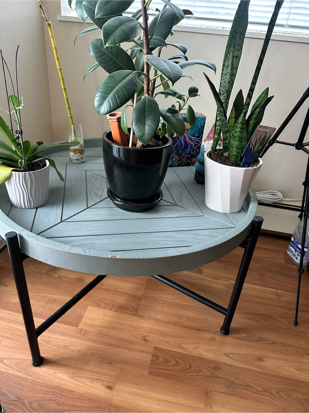 Coffee Round Wood Table - photo 3