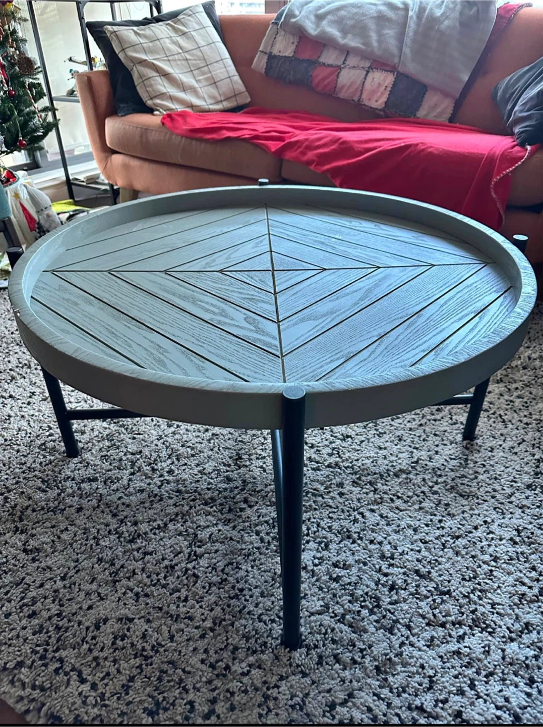 Coffee Round Wood Table