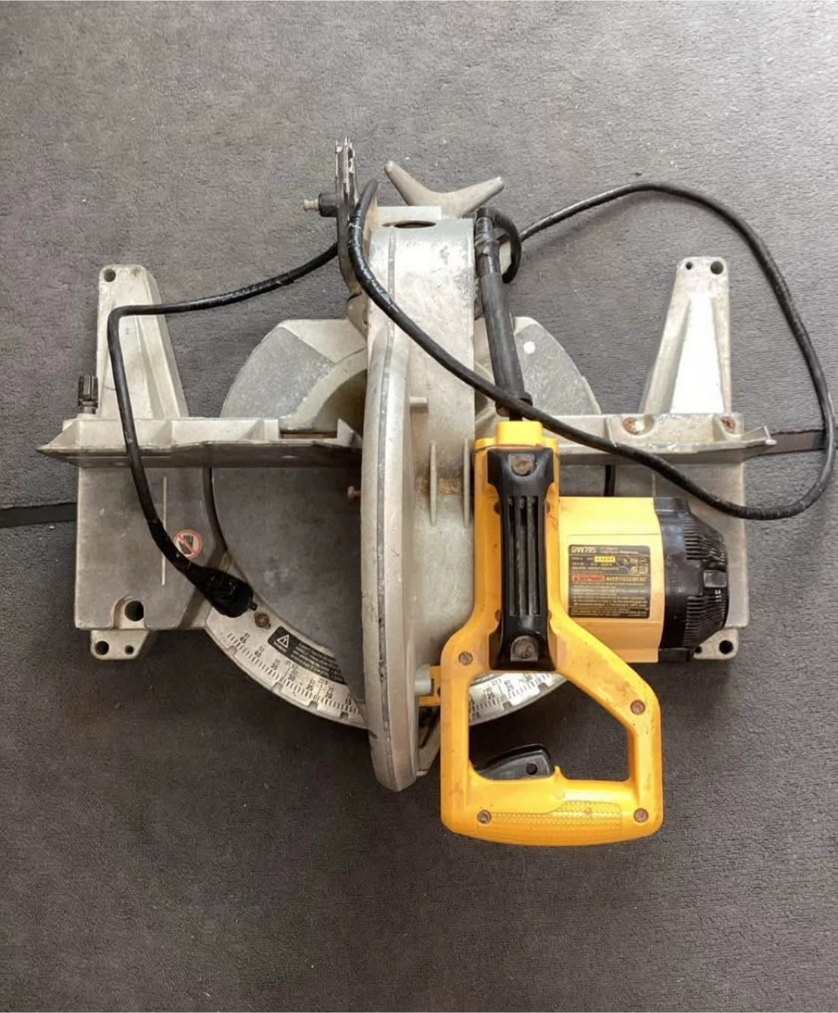 DeWALT DW705 Compound Mitre Saw - photo 4