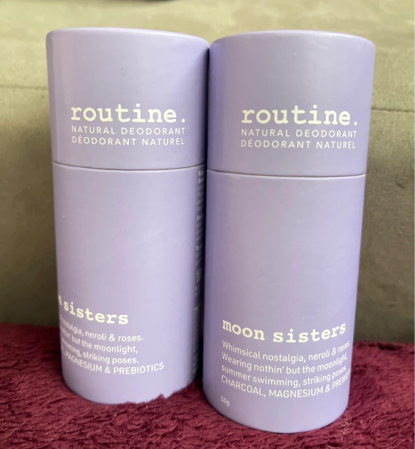 Routine Moon Sisters Natural Deodorant Sticks - 2 x 50g - photo 4