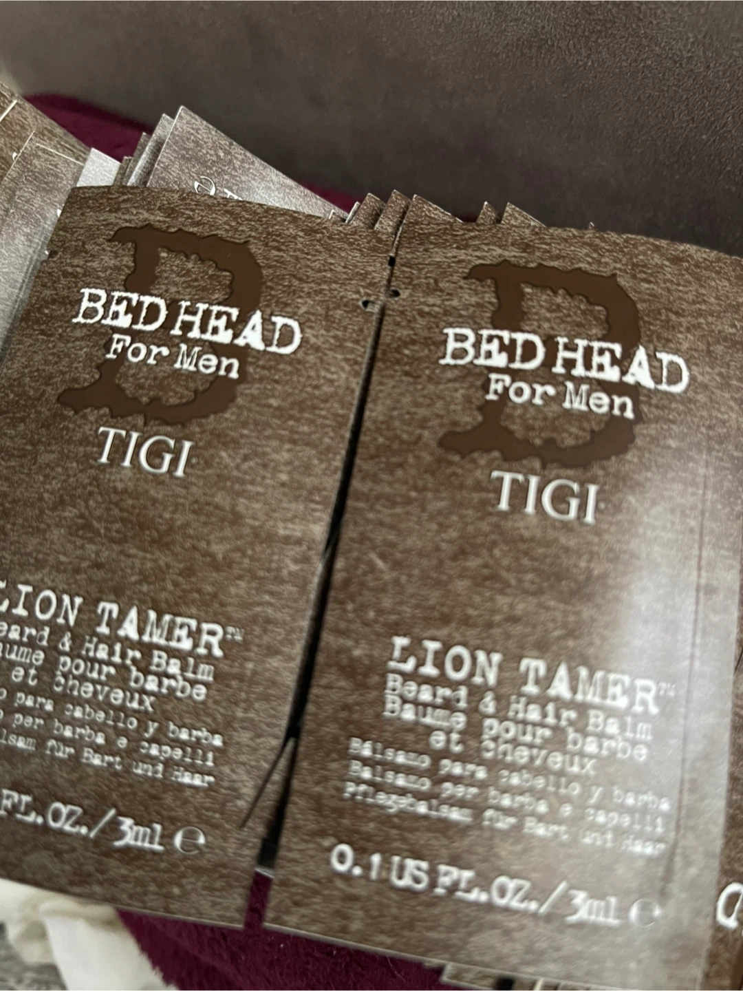 Bed Head For Men TIGI Lion Tamer Beard & Hair Balm Sample (3ml)