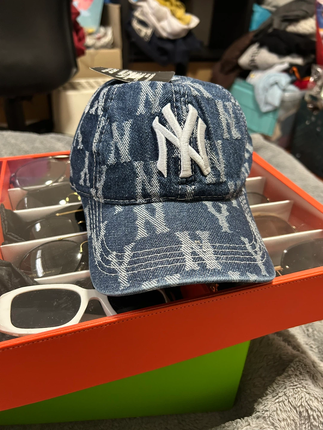 New York Yankees "NY" Denim Baseball Cap