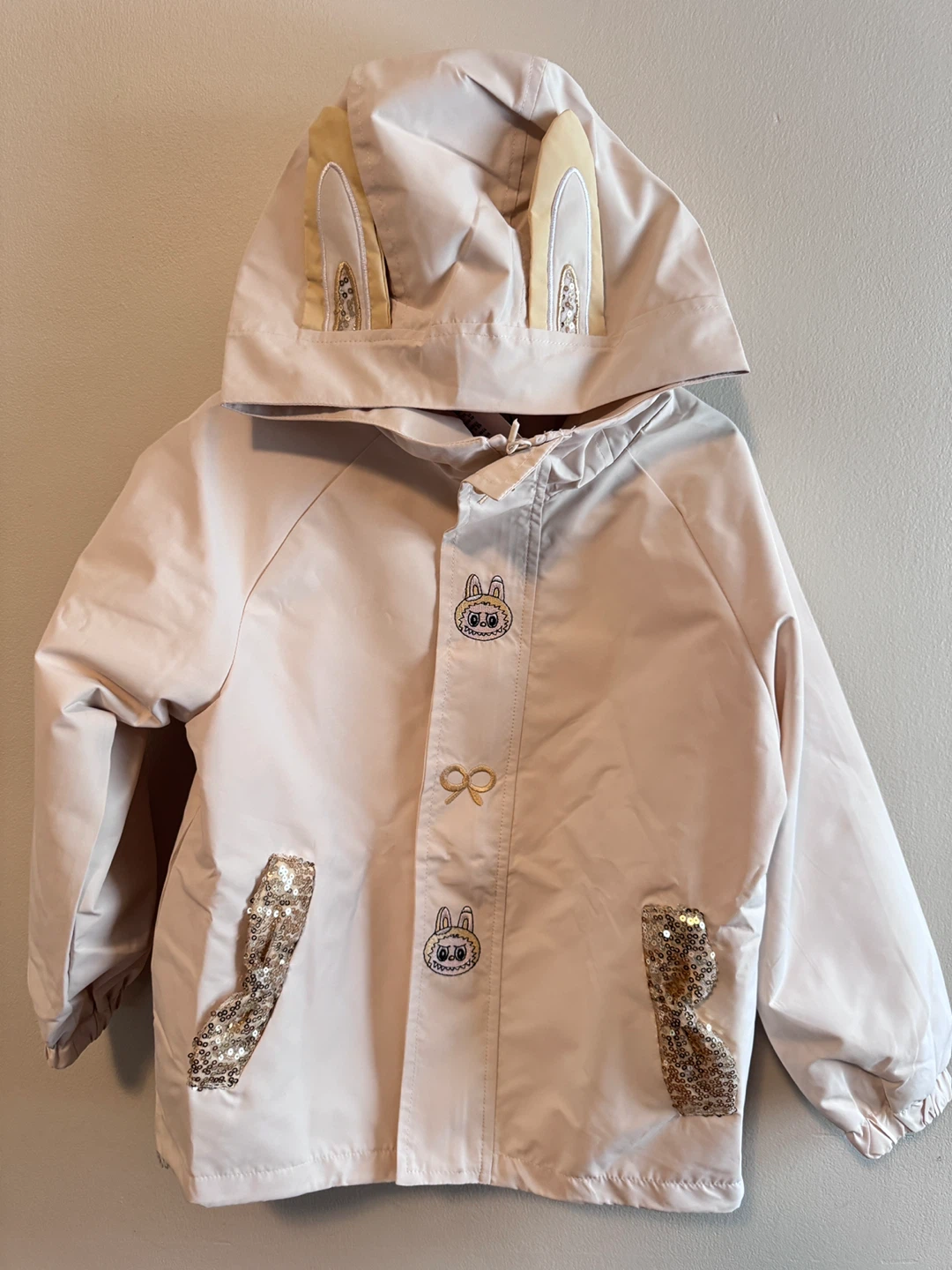 Hooded Jacket with and Labubu design Toddler size 5-6T