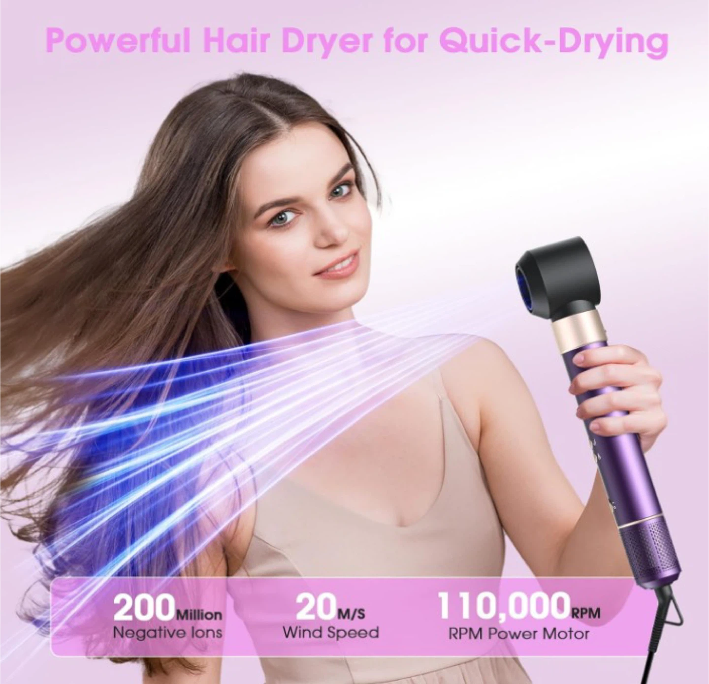 7-in-1 Hair Dryer Brush and 1500W Hair Styler Set *Still Sealed* - photo 4