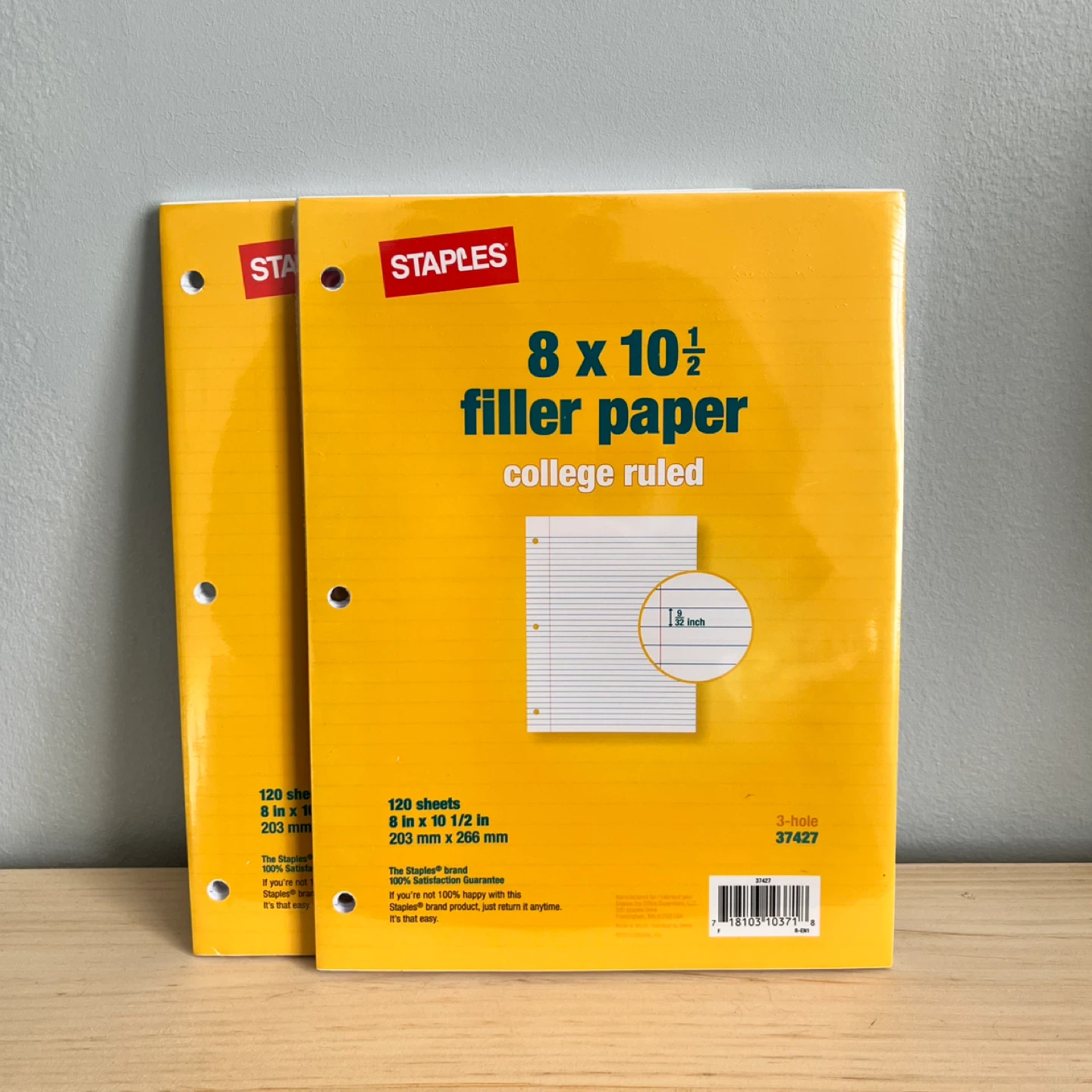 Loose leaf paper