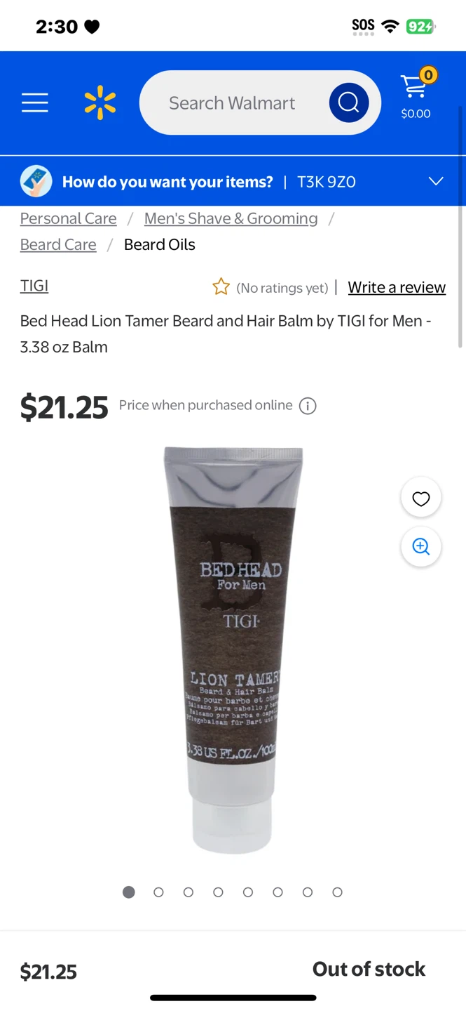 Bed Head For Men TIGI Lion Tamer Beard & Hair Balm Sample (3ml) - photo 4