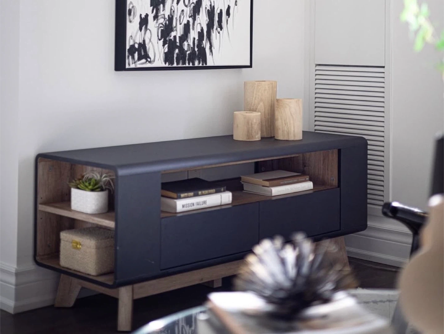 Chelsa Media Unit/TV Stand with Storage