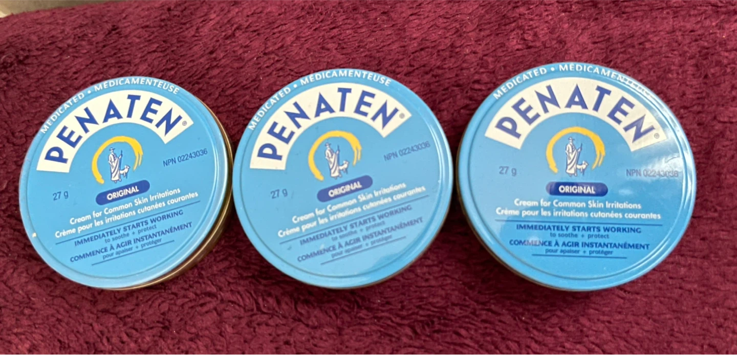 Penaten Original Cream for Common Skin Irritations (3 x 27g)