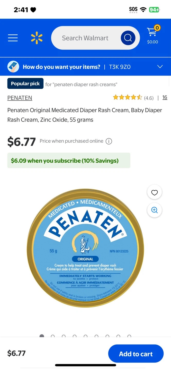 Penaten Original Cream for Common Skin Irritations (3 x 27g) - photo 2