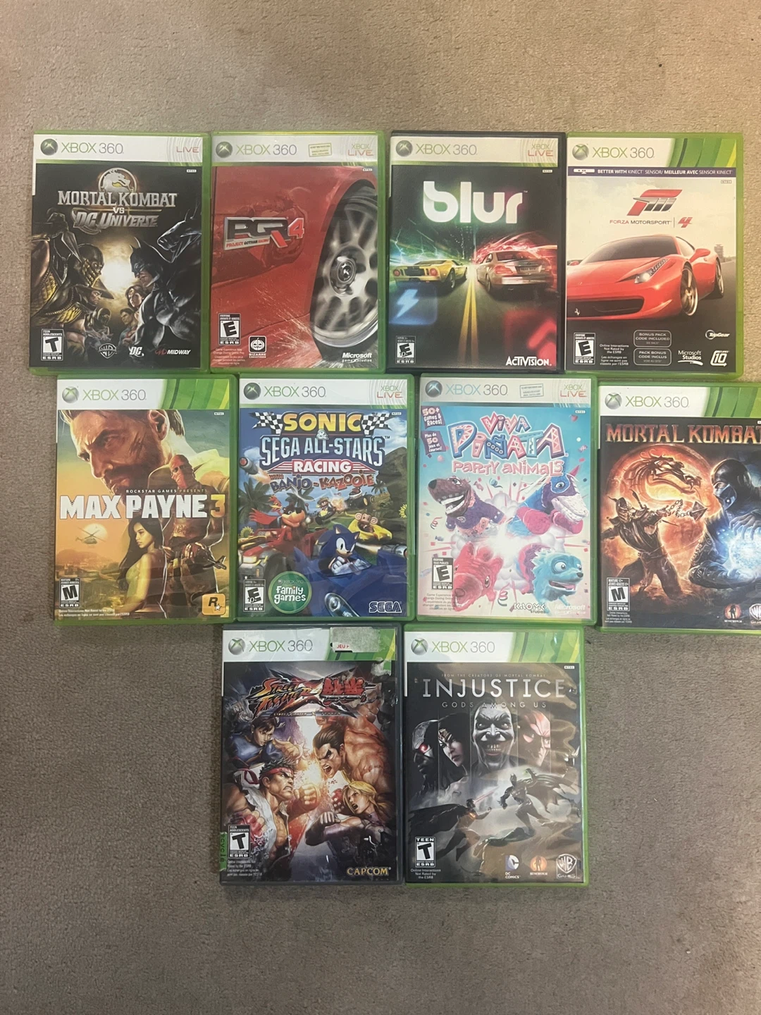 Xbox 360 Video Game Bundle