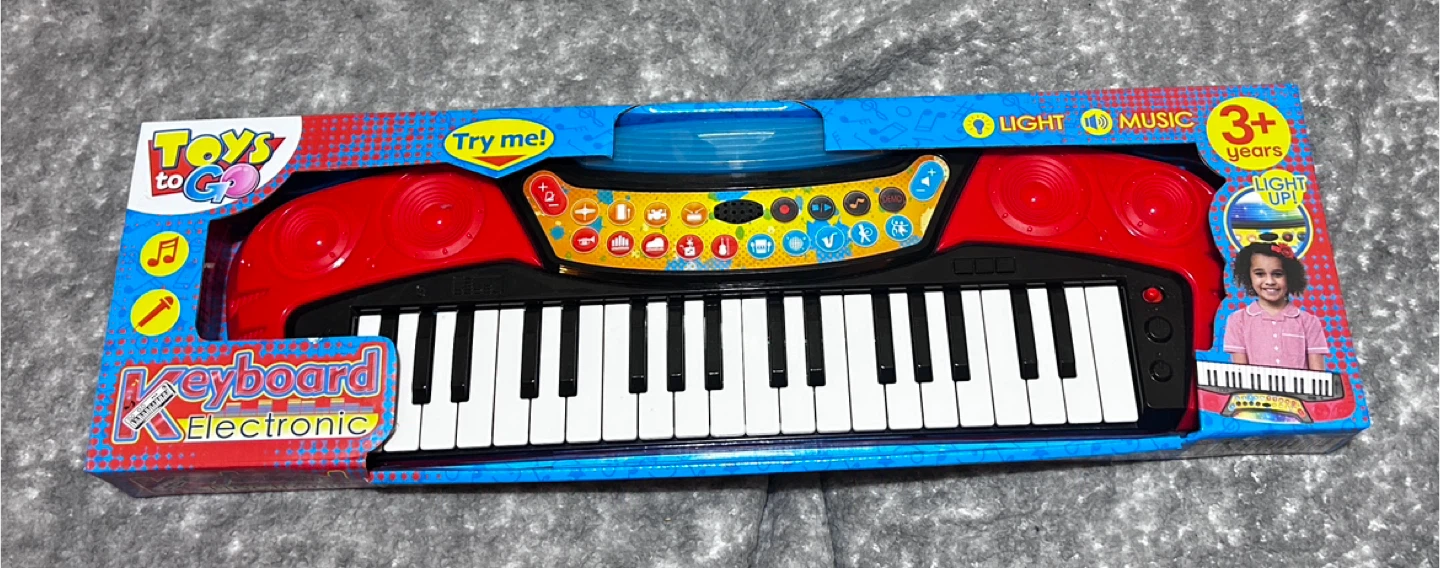 New Toy To Go Kids Electronic Keyboard