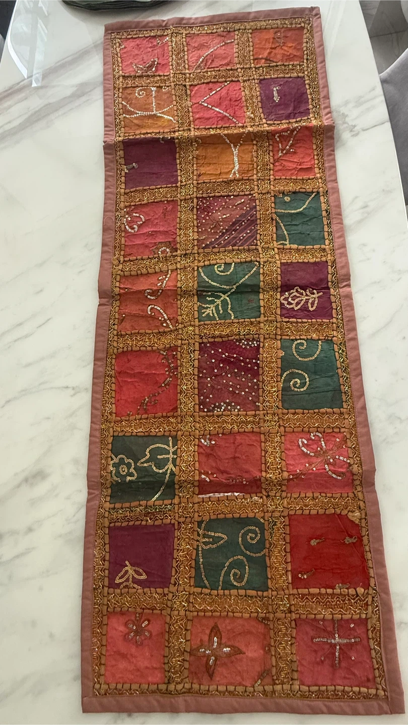 Boho Patchwork Table Runner