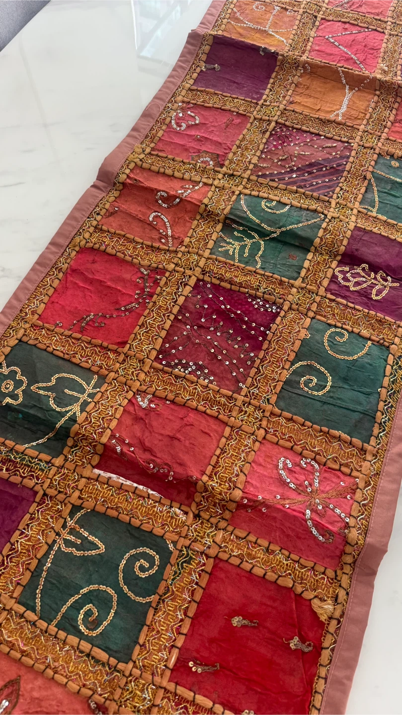 Boho Patchwork Table Runner - photo 2