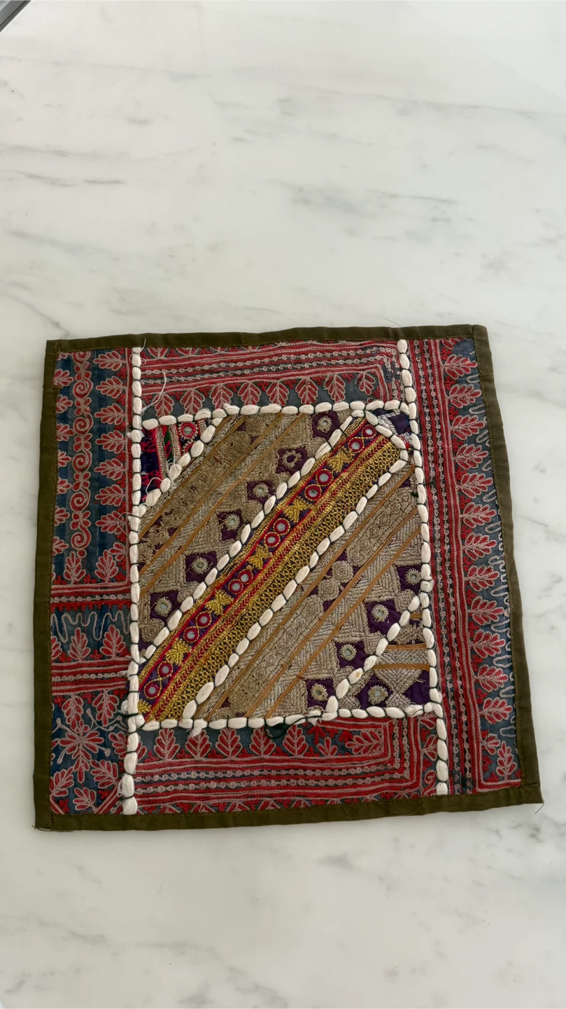 Embroidery Pillow cover