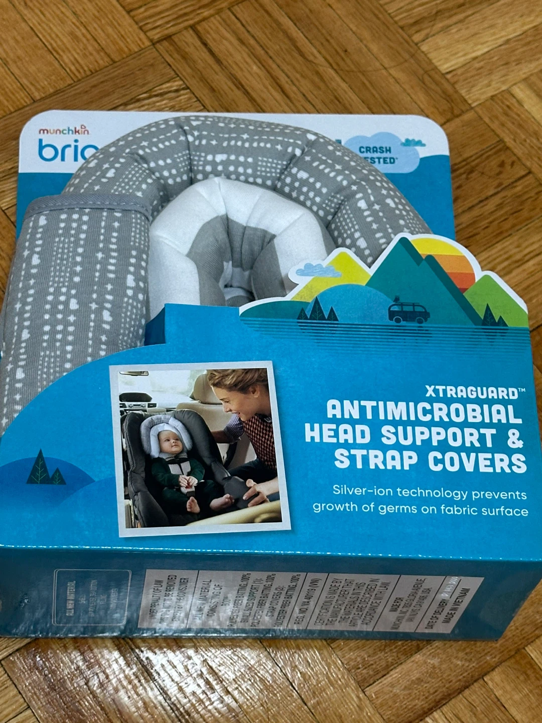 Munchkin Brica Antimicrobial Head Support & Strap Covers