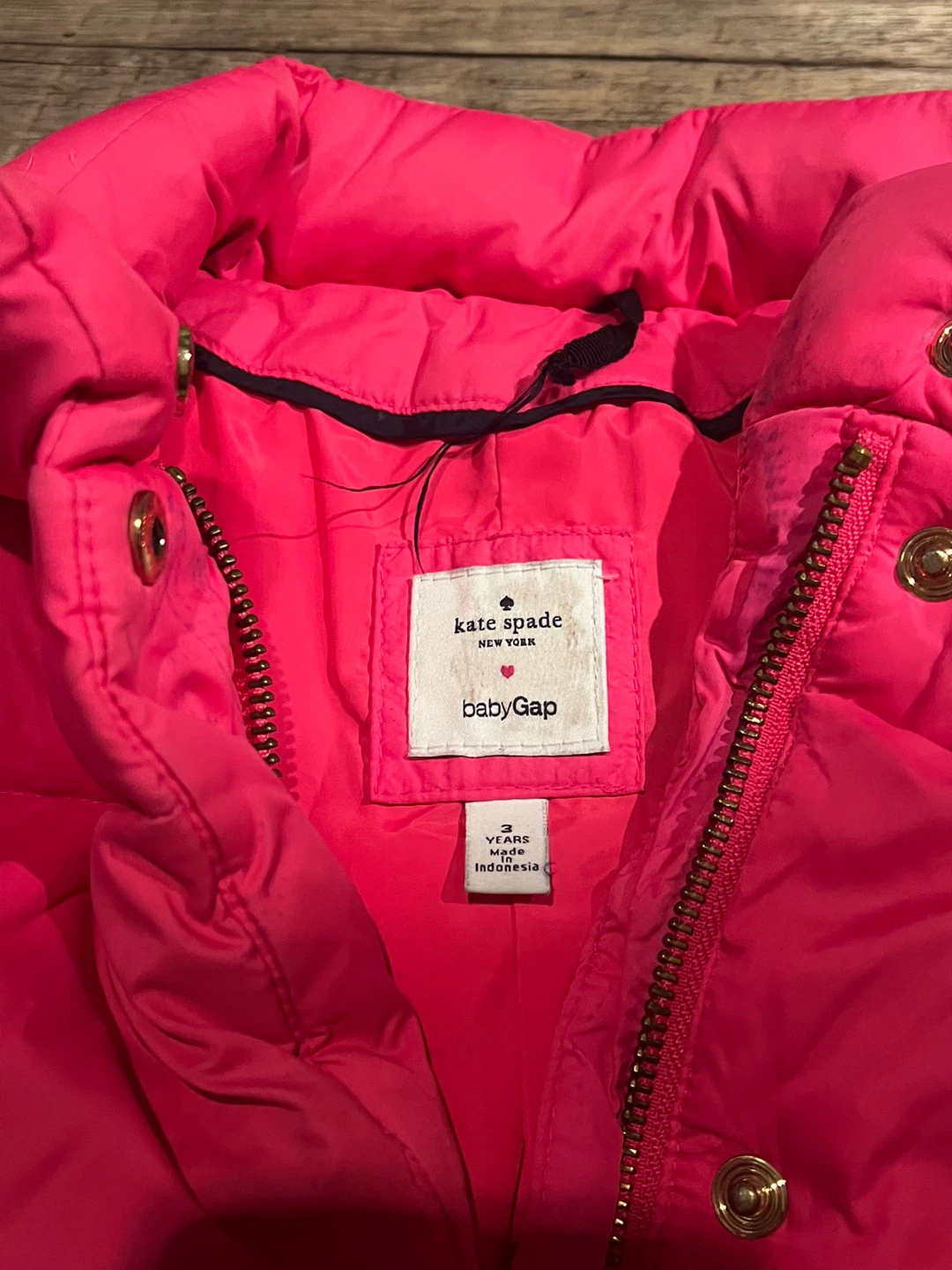 BabyGapXKatespate Puffer Jacket - Pink - 2 Years - photo 3