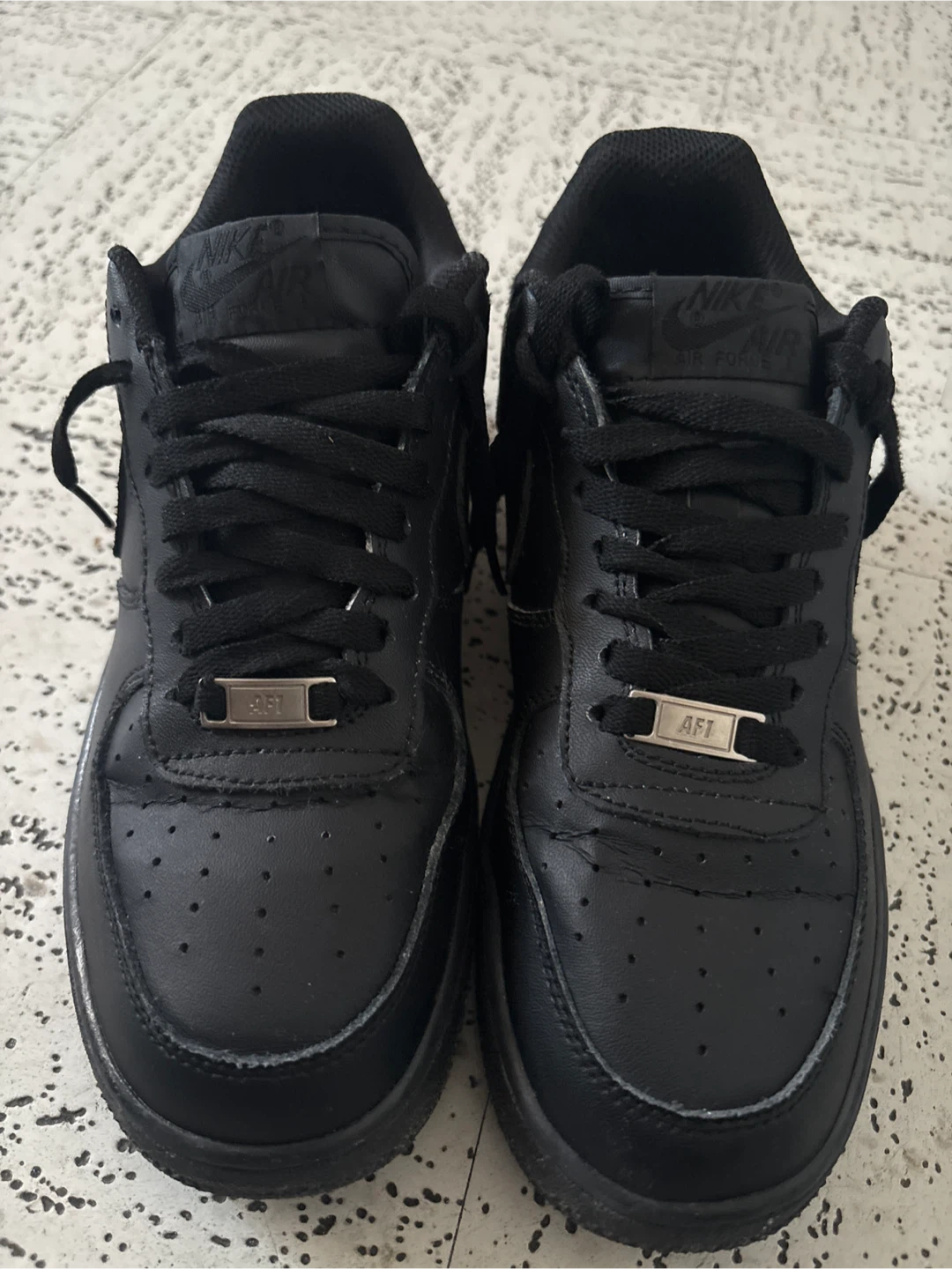 Nike Air Force 1 Low Black Sneakers - photo 2