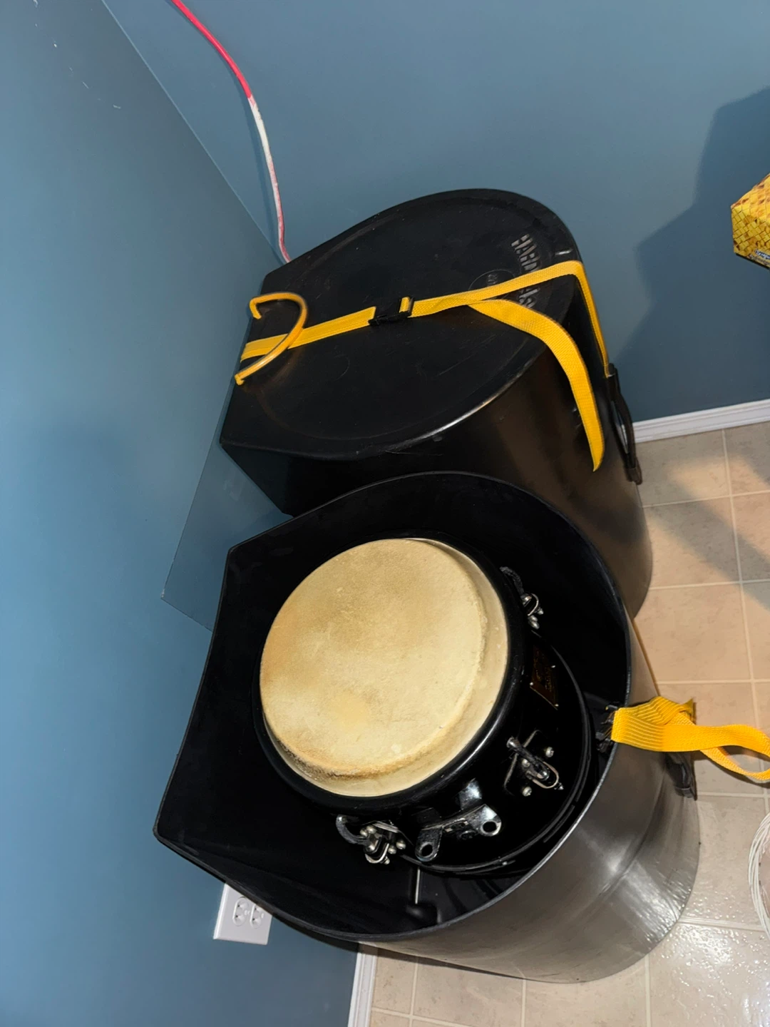 2 Black Conga Drum with Hard Case - photo 2