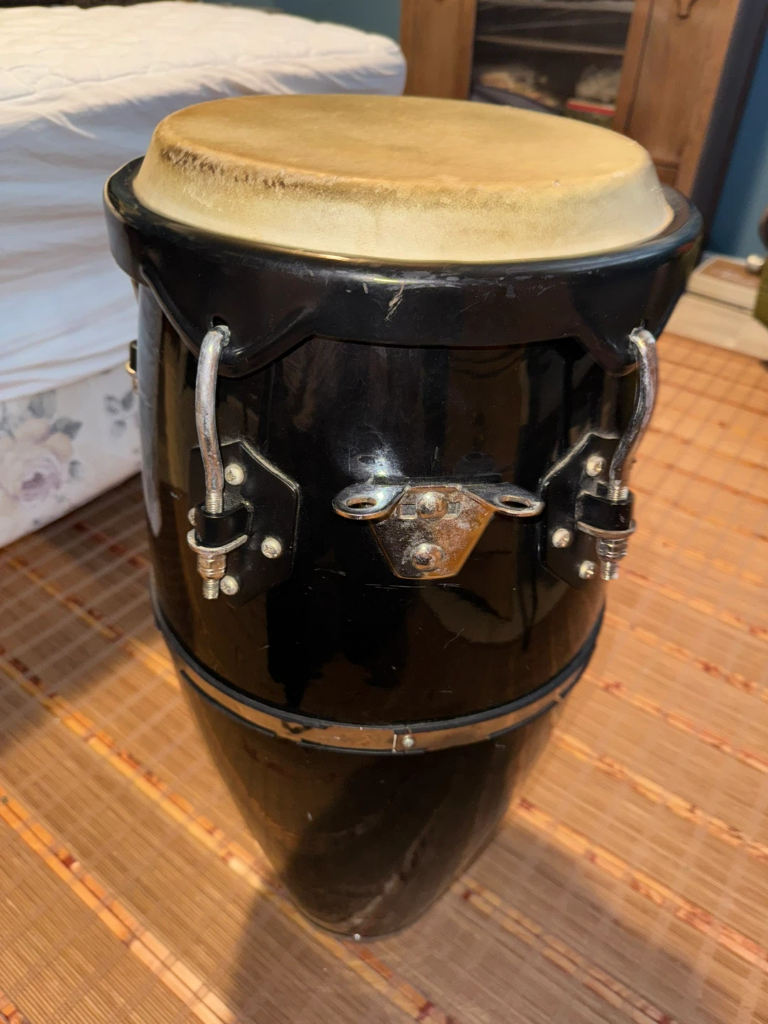 2 Black Conga Drum with Hard Case - photo 4
