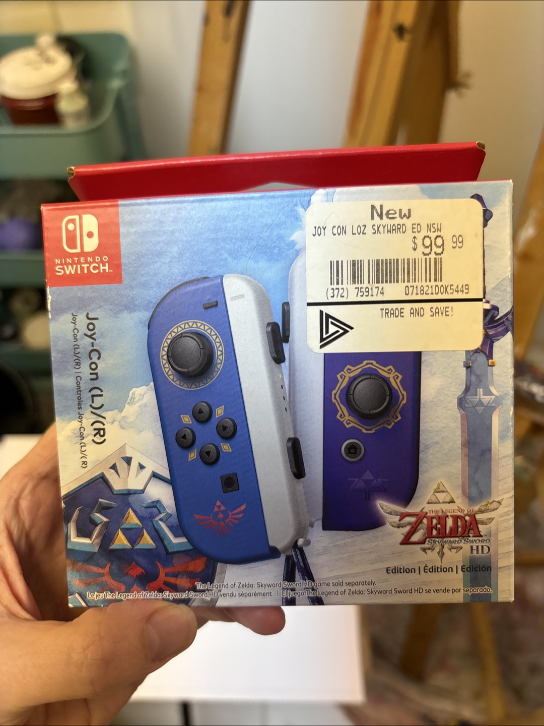 NIB Skyward Sword joycons