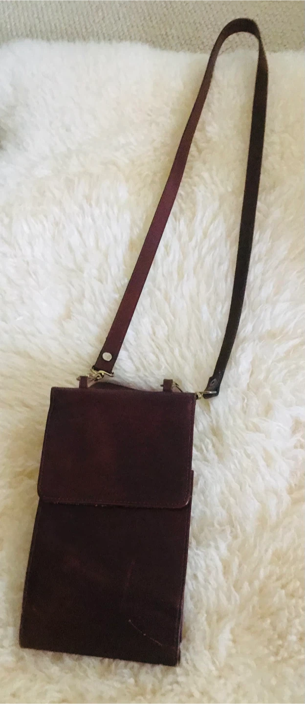 Leather Wallet with Strap