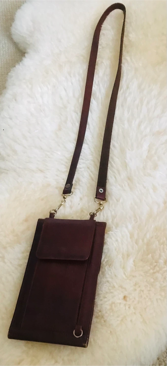 Leather Wallet with Strap - photo 2