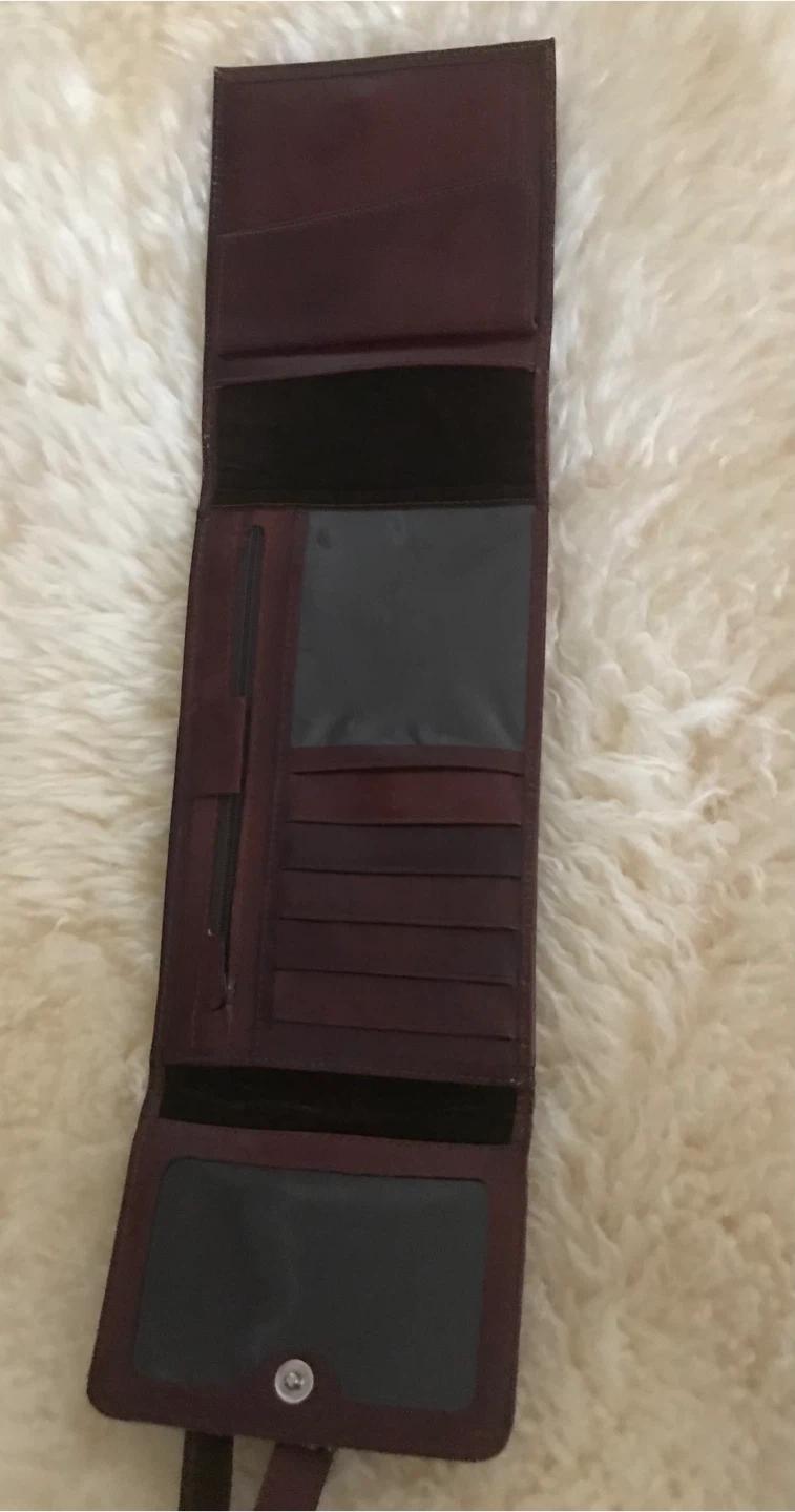 Leather Wallet with Strap - photo 3