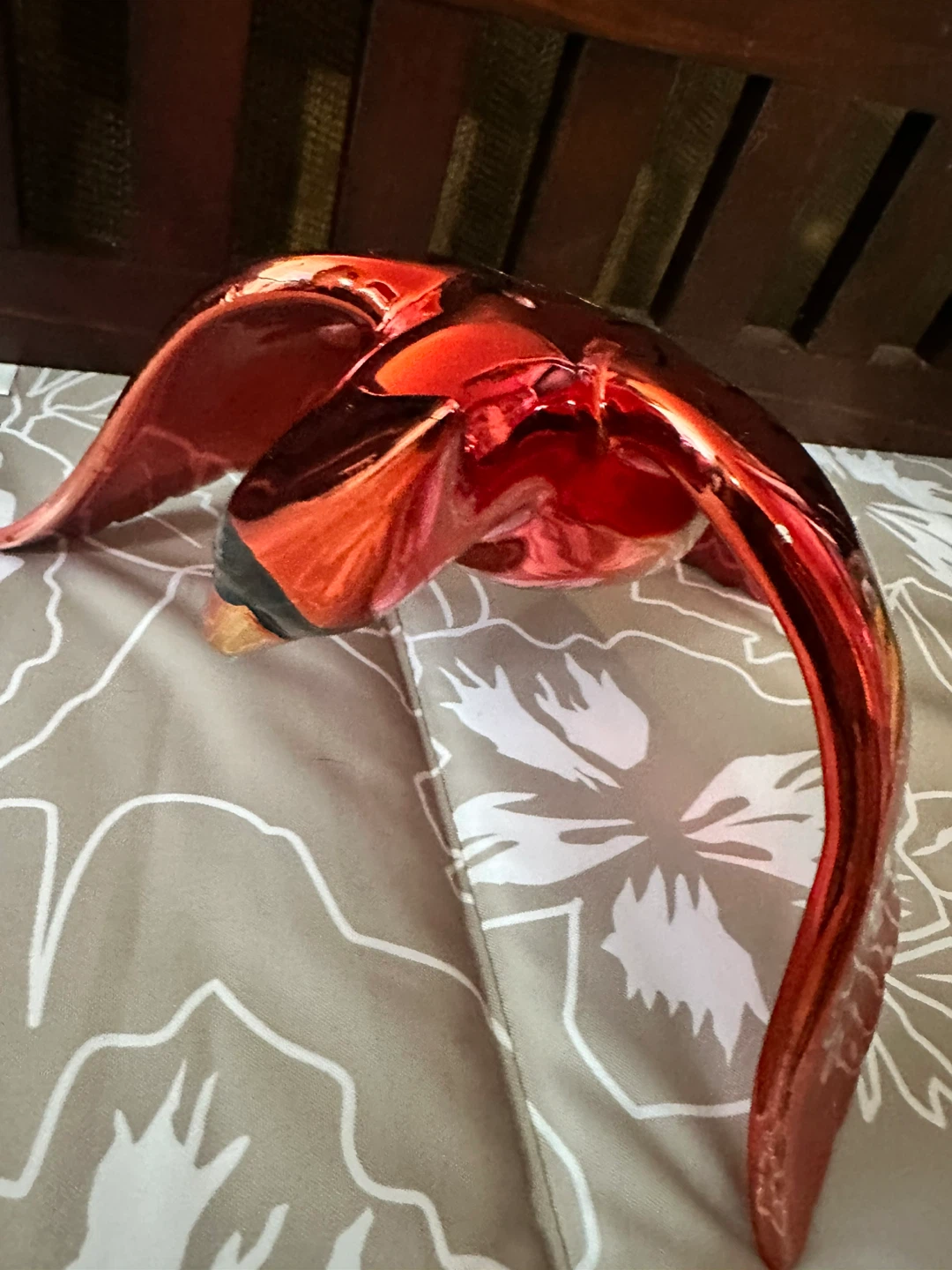 Metallic Red Cardinal Bird Figurine - photo 2