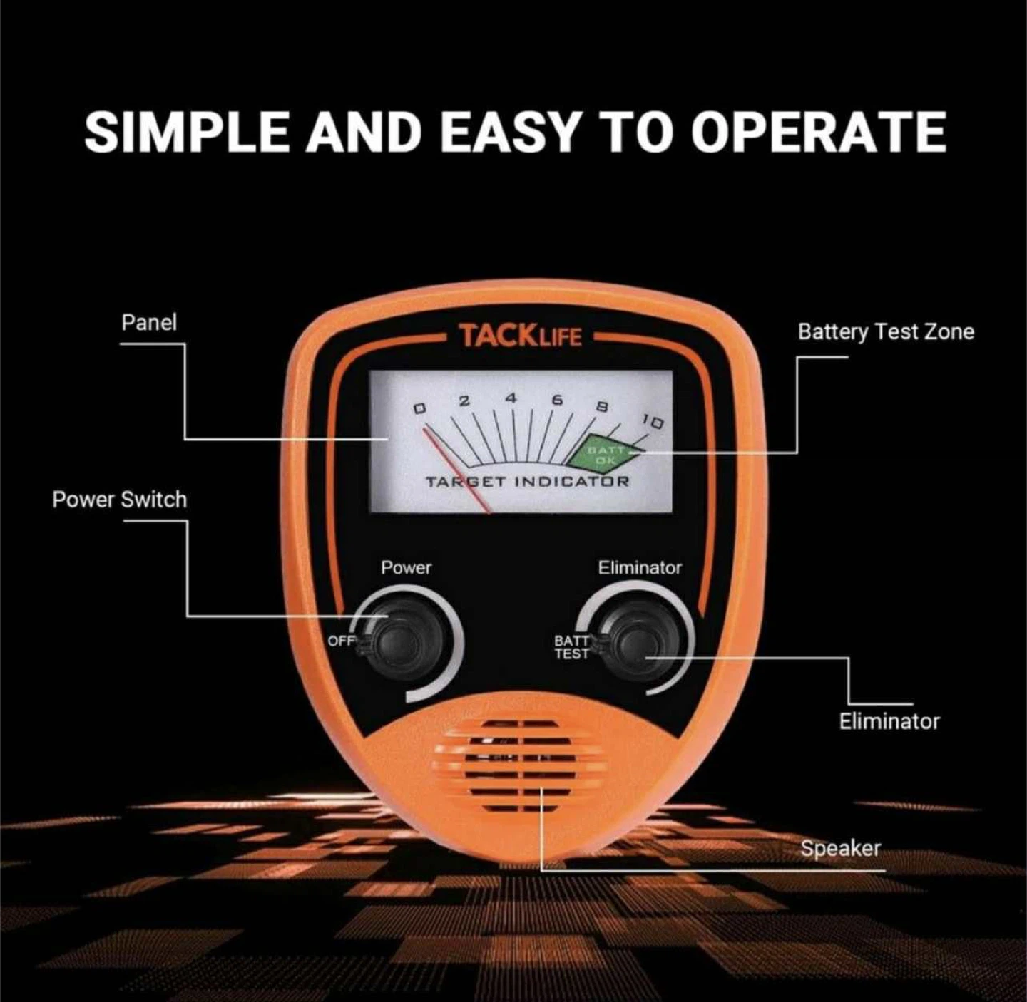 Metal Detector, Gold Finder for Kids, Adjustable Metal Finder - photo 2