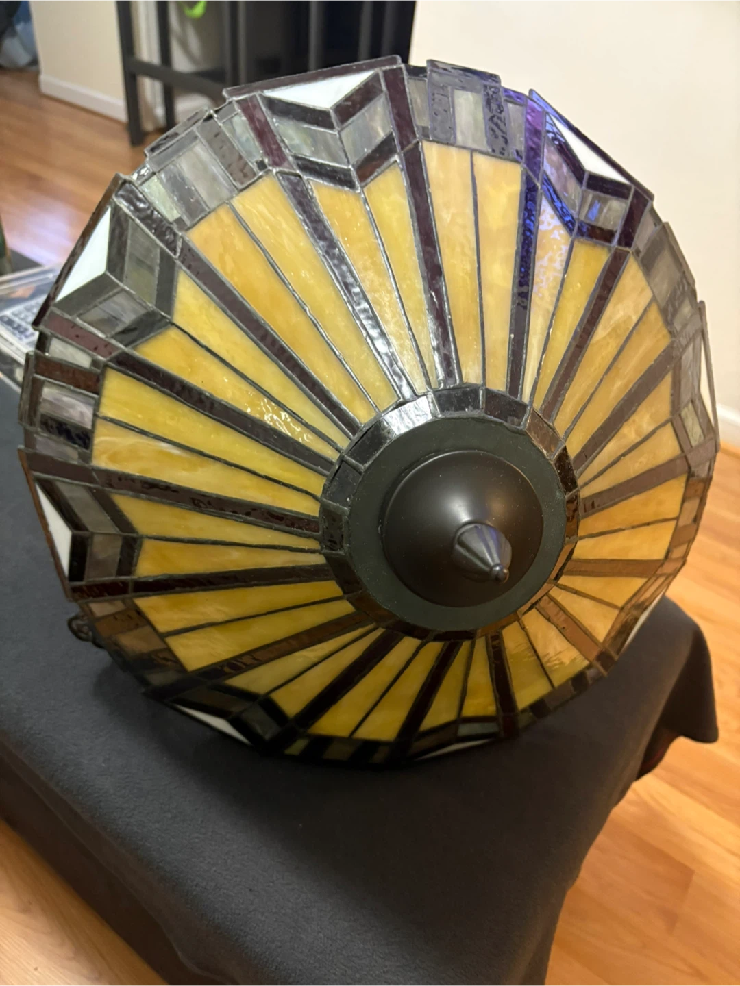 Stained Glass Pendant Light Fixture - photo 3