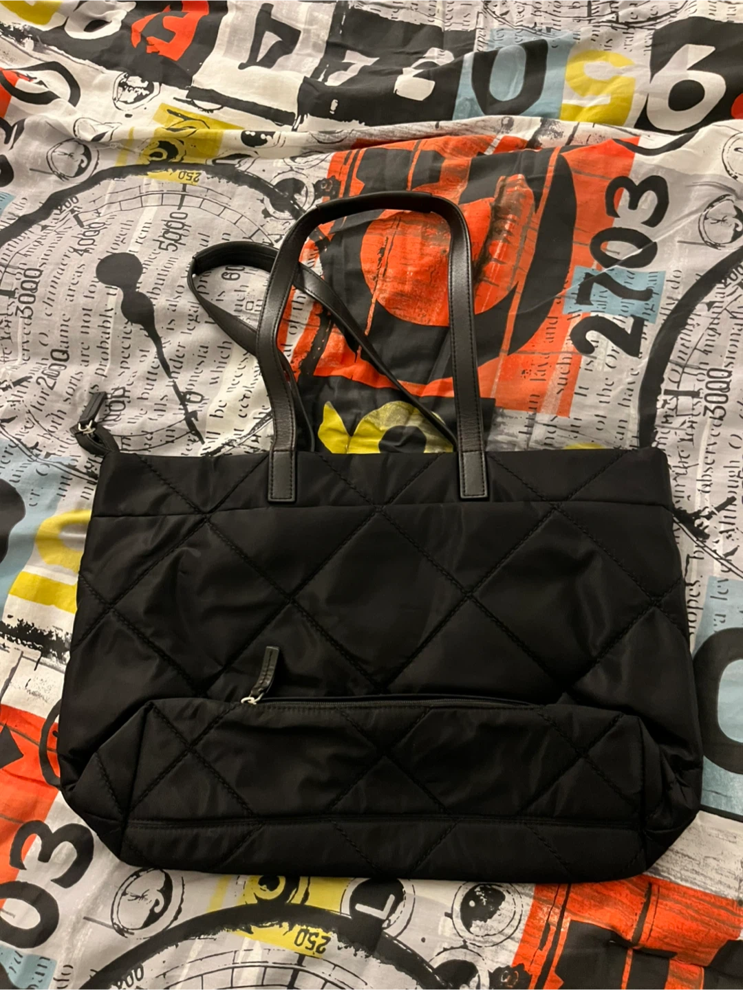 KNOMO London Black Quilted Tote Bag - photo 2