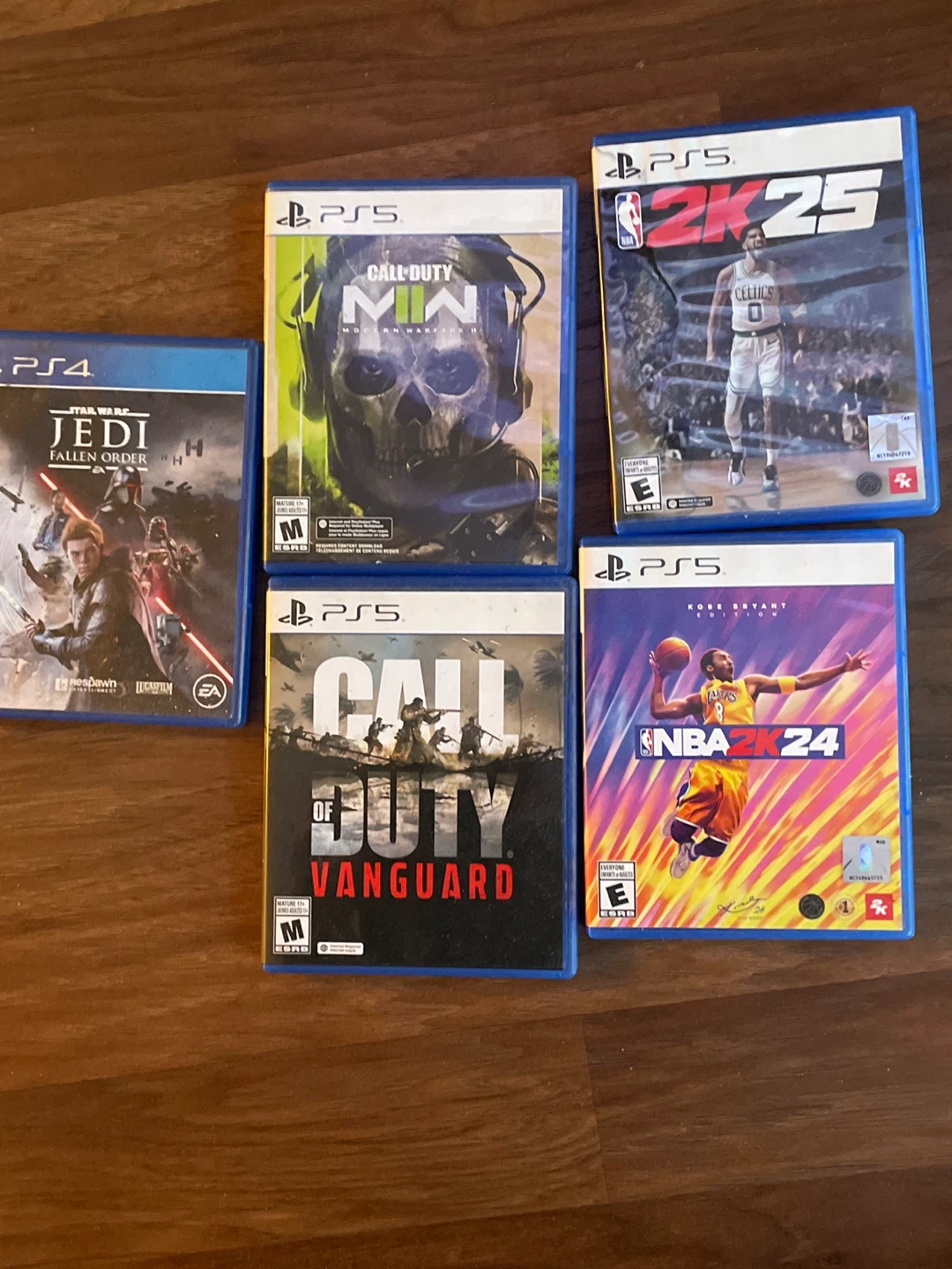 PS5 & PS4 Video Games Bundle - Call of Duty, NBA 2K, Star Wars