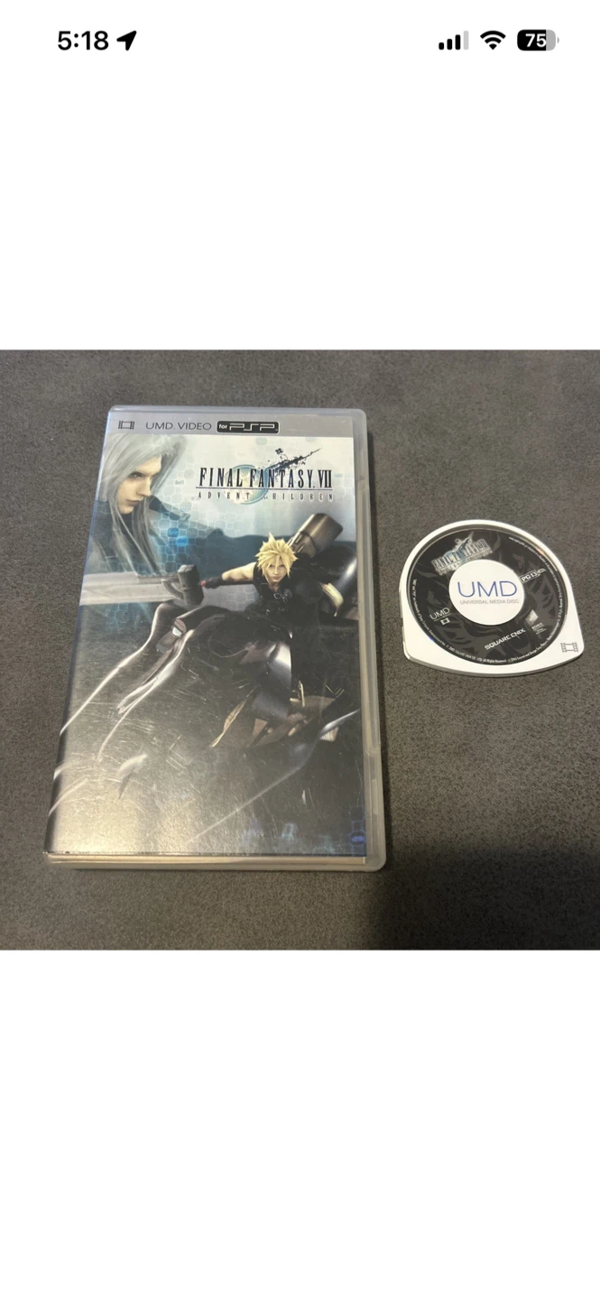 Final Fantasy VII Advent Children UMD Video for PSP