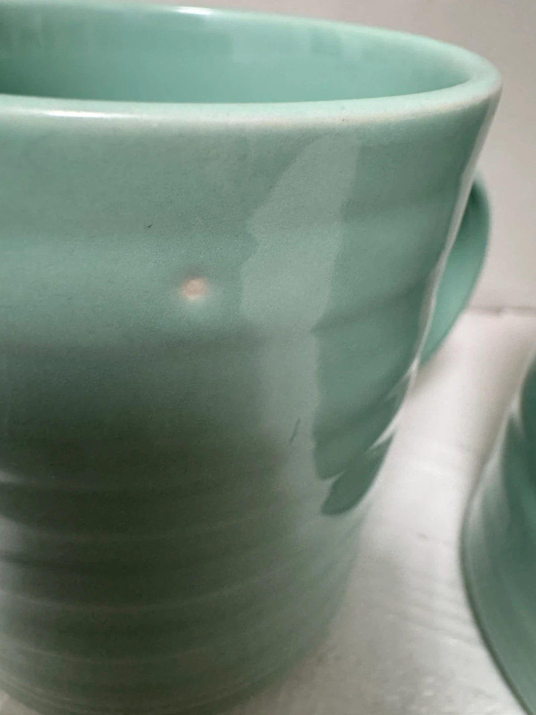 Set of 2 JT Made in England ceramic coffee mugs - photo 3