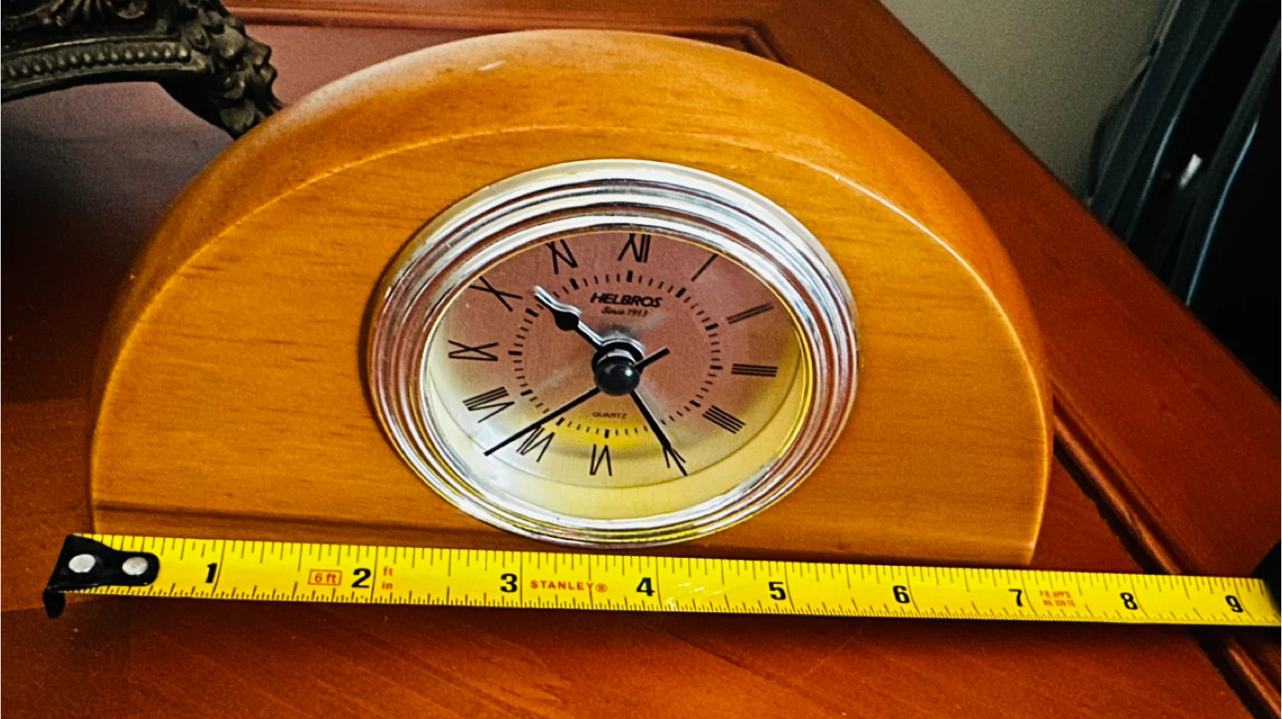 Helbros Quartz Mantle Clock - photo 5