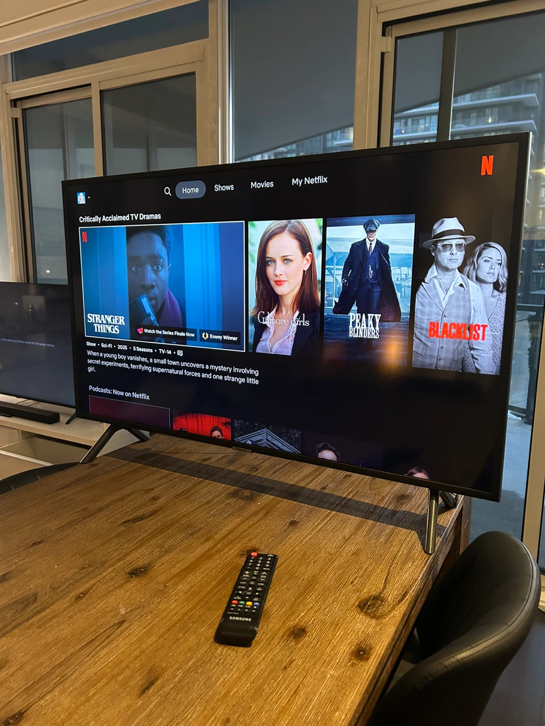 40" Samsung Smart TV with Remote